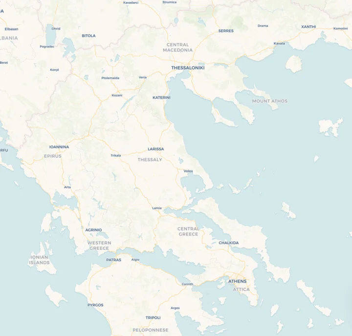 Χάρτης με διαθέσιμα τηλέφωνα εργασιών